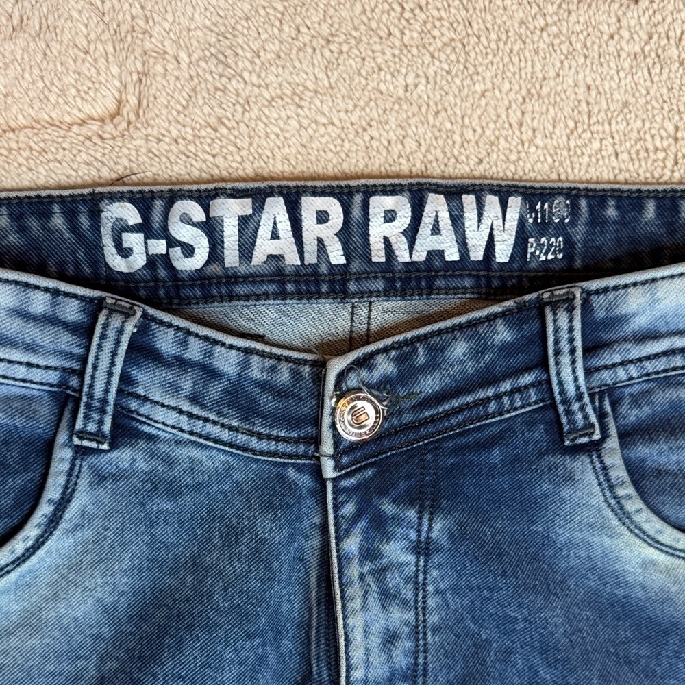 G-Star Men's Blue Straight Jeans 1160 sz 36 - Picture 2 of 12